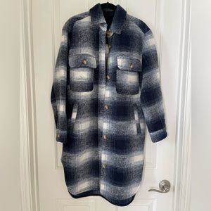 Long Flannel Shacket